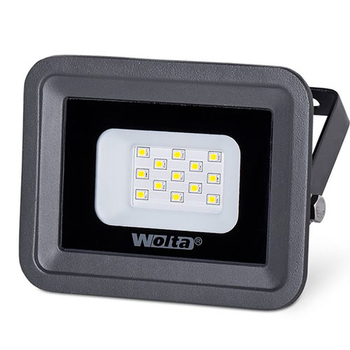 Светодиодный прожектор WOLTA WFL-10W/06W серый  5500K 10Вт SMD IP65 850Лм - Светильники - Прожекторы - Магазин электротехнических товаров Проф Ток